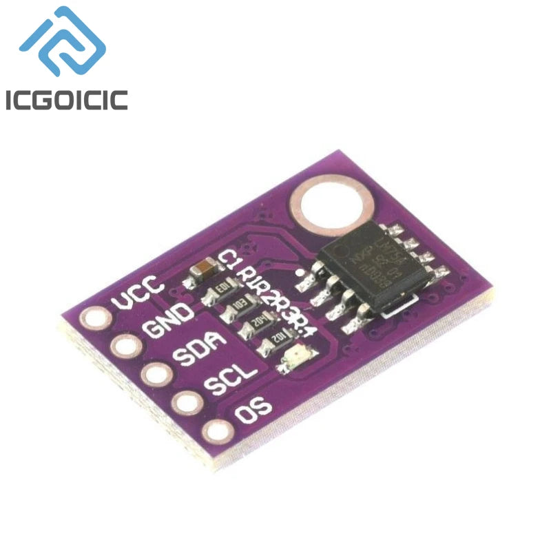 1-20PCS LM75 Temperature Sensor Module High Speed I2C IIC Interface High Precision Development Board For Arduino LM75A