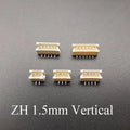10/50Pcs SH/JST/ZH/PH/XH Pitch 1.0mm 1.25mm 1.5mm 2.0mm 2.54mm 2/3/4/5/6Pin Horizontal Vertical Male Pin Header Socket Connector