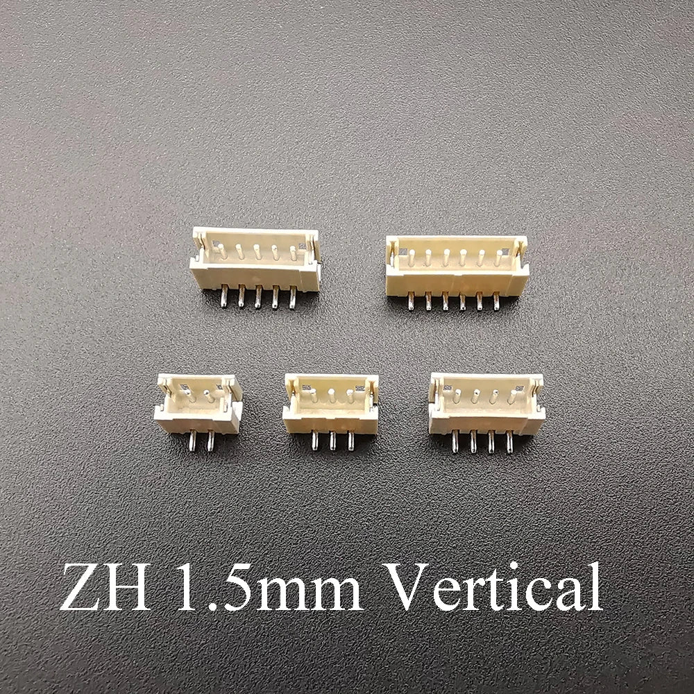 10/50Pcs SH/JST/ZH/PH/XH Pitch 1.0mm 1.25mm 1.5mm 2.0mm 2.54mm 2/3/4/5/6Pin Horizontal Vertical Male Pin Header Socket Connector