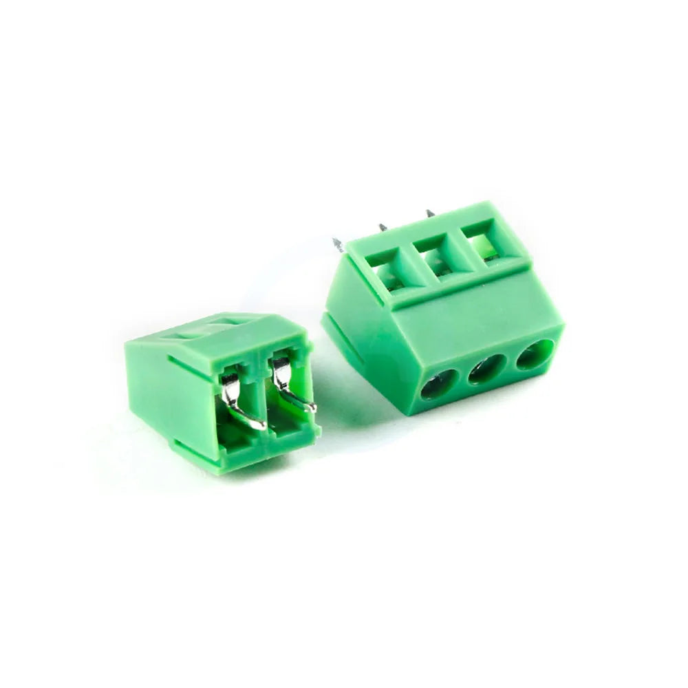 (10 pcs) KF128 5.0mm 5.08mm Straight Plug 300V 10A 5.0 / 5.08 Pitch Screw Type PCB Terminal Block Splicable 2-3Pin JM128