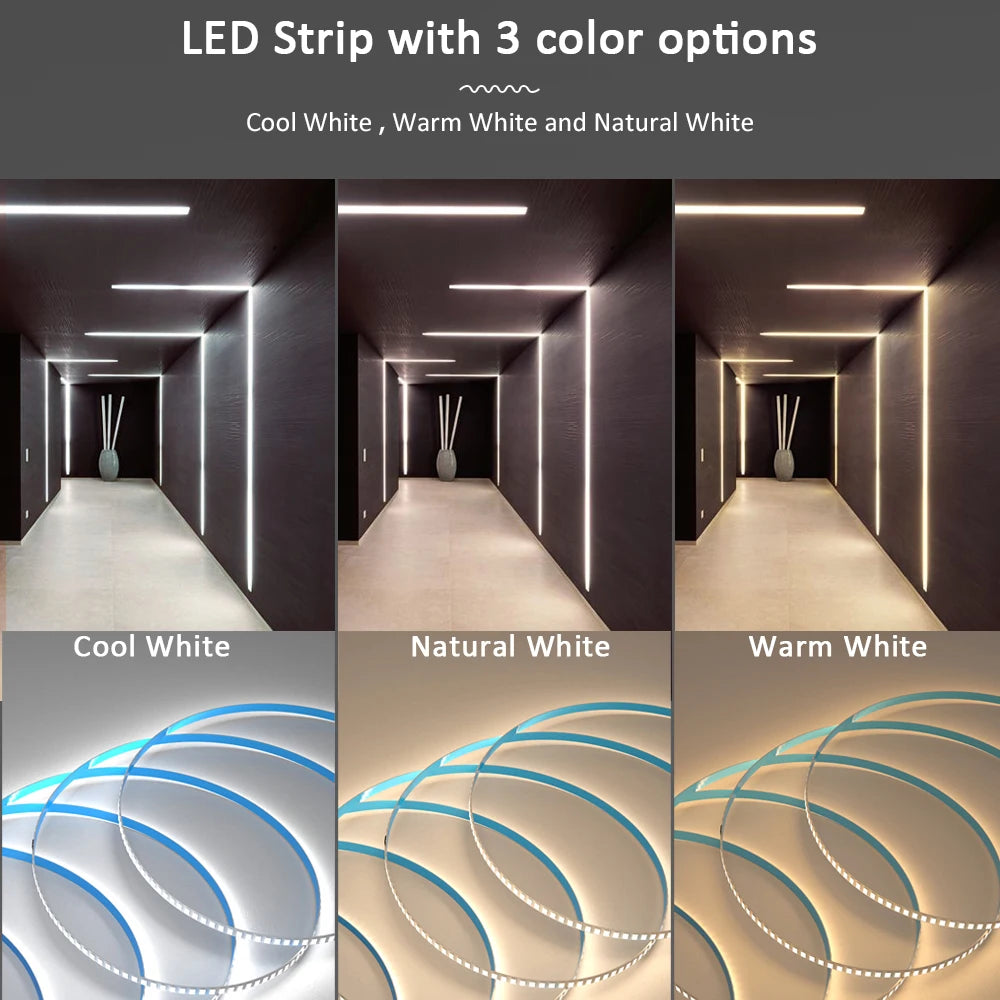 20M 15M 5M 10M Running Water Flowing LED Strip Light DC24 WS2811 SMD2835 Horse Race Pixel Addressable Flexible Linear Lamp Set