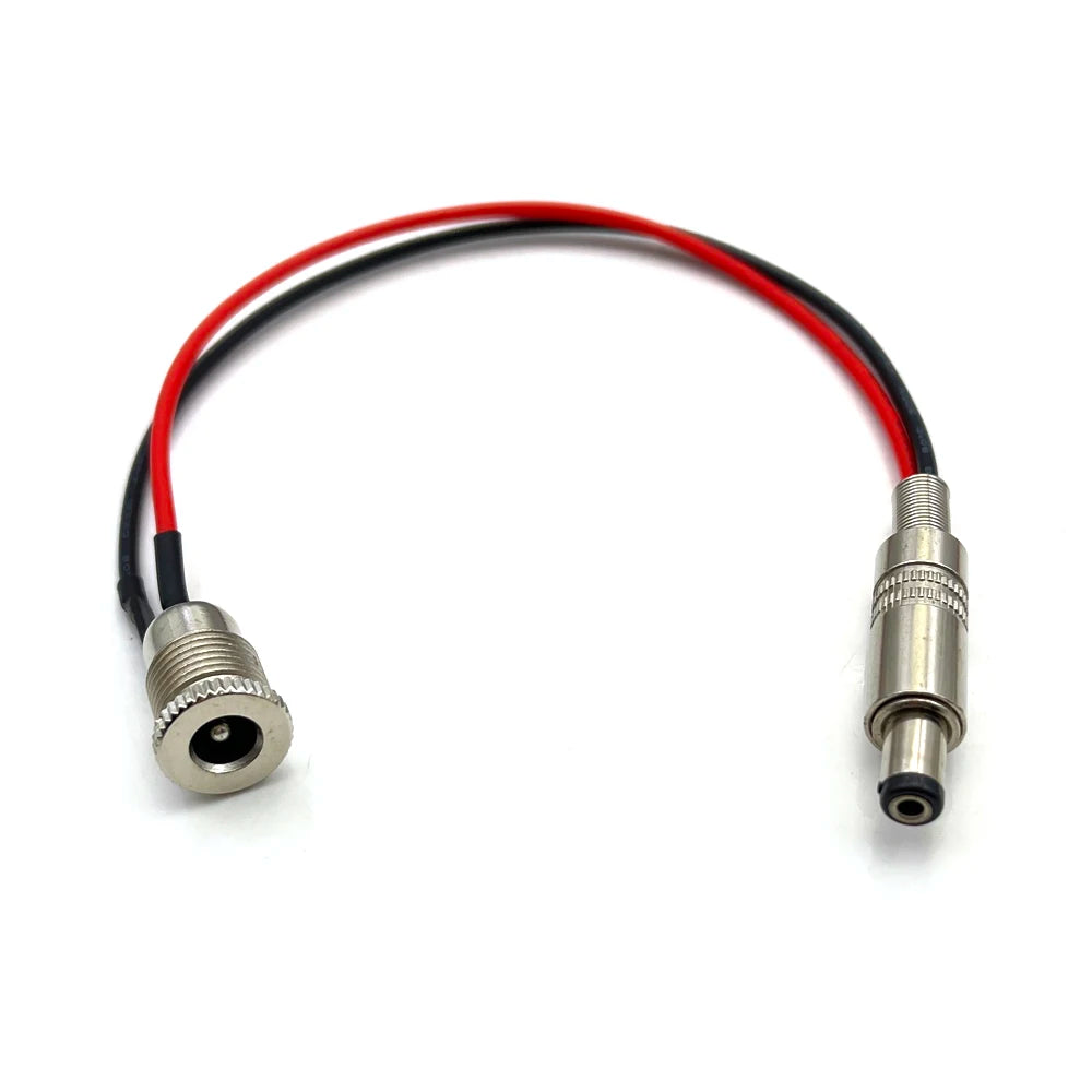 1PCS Waterproof DC099 5.5*2.5mm 5.5*2.1mm 5521 5525 DC Power Jack Socket Female Panel Mount Connector Metal With Nut Snap DC-099