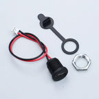 JCD 2/4/5Pin Type C Connector With Line Nut Locking Plate PH 2.0 Waterproof Cap High Current Fast Charging Jack USB C Port