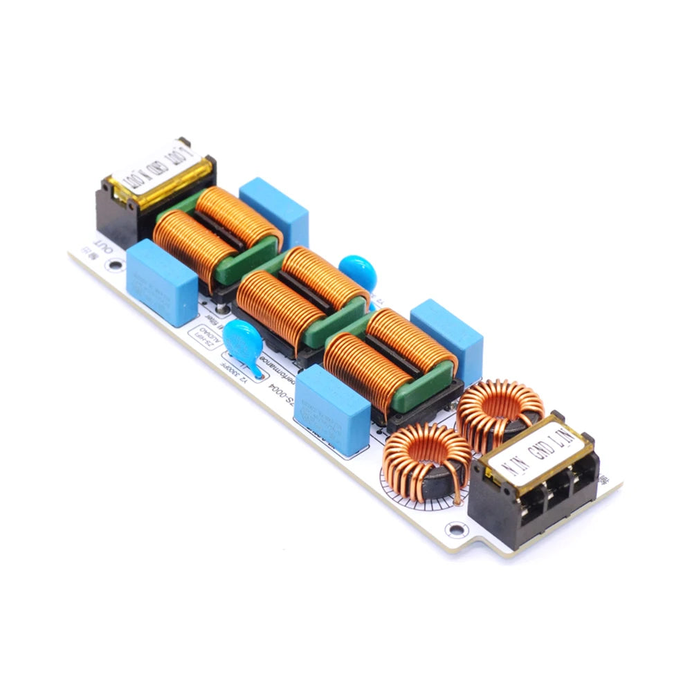 6A 10A AC 110V 220V EMI Filter 4-Level Electromagnetic Interference Suppressor Power Audio Amplifier Purifier Computer Filterin