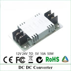 12V 24V to 5V DC Converter Regulator 3A-100A Car Step Down Reducer LED Lighting Display CE Certified Waterproof Dustproof