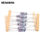 10pcs 3W 5% Wire Wound Resistor Fuse Winding Resistance 0.1R 0.1 0.15 0.22 0.33 0.47 0.5 1 2.2 4.7 6.8 10 22 33 47 51 68 100 ohm