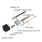 For Anycubic Kobra 3 Combo Hotend Nozzle Thermistor Heating Tube 24v 50w Heater Block For Anycubic Kobra3 Replacement Accesories