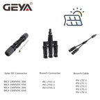 GEYA 5Pairs Solar Connector Male Female 30A 45A Solar Panel Branch Connectors for PV Cable 2.5/4/6mm2 1000VDC 15000VDC