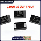 220UF, 470UF, 330UF tantalum capacitors, 6.3V solid-state low notebook graphics card CPU