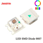 20pcs/lot Flashing LED SMD Diode 0805 RGB Diodo Flash Alto Brilho Diod 0807 RGB Flash LED Color Fast Flash Slow Flash