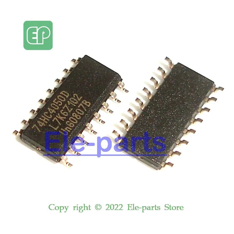 50 PCS 74HC4050D SOP-16 74HC4050 HC4050 SMD HEX High-to-low Level Shifter Chip IC