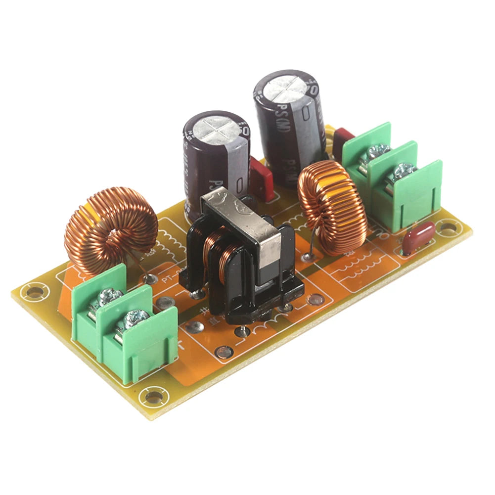 1pc 10/20A DC50V DC LC Filter DC Power Supply Filter Circuit For EMI Electromagnetic Interference Filter  Rectifier Filter Board
