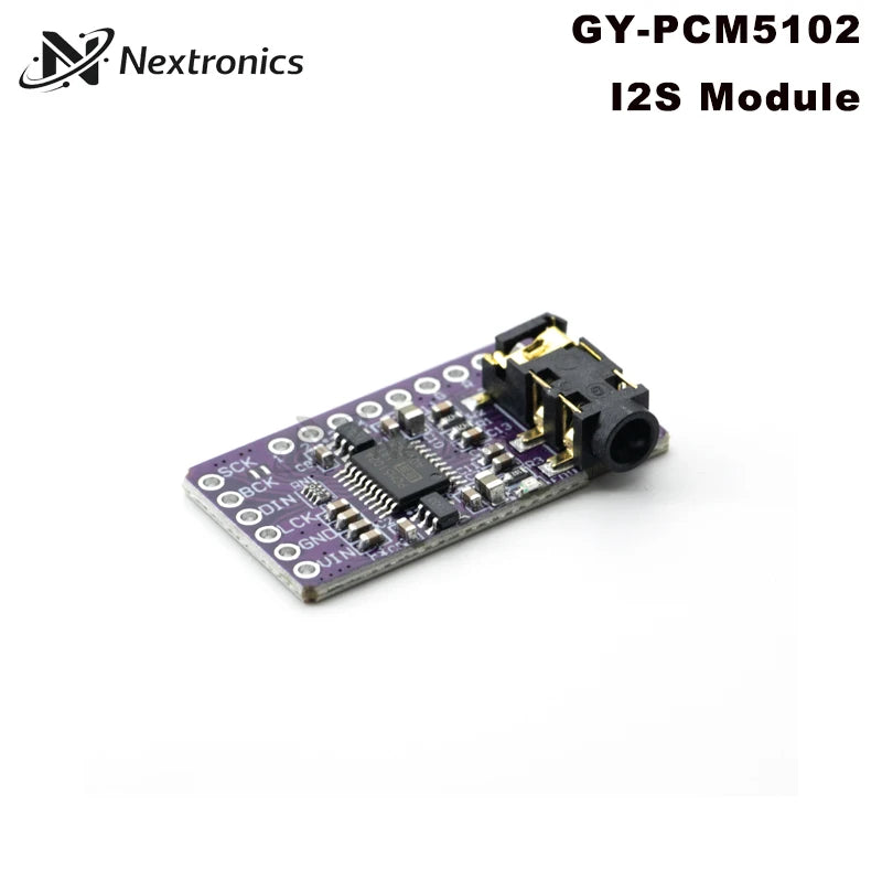 GY-PCM5102 PCM5102A PCM5102 I2S Interface DAC Decoder Audio Player Module Digital Stereo pHAT Format Board for Raspberry Pi