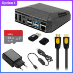 Argon One V2 Case for Raspberry Pi 4 Model B Passive Cooling Metal Shell Optional M.2 NVMe SSD Expansion Board for Argon ONE V2