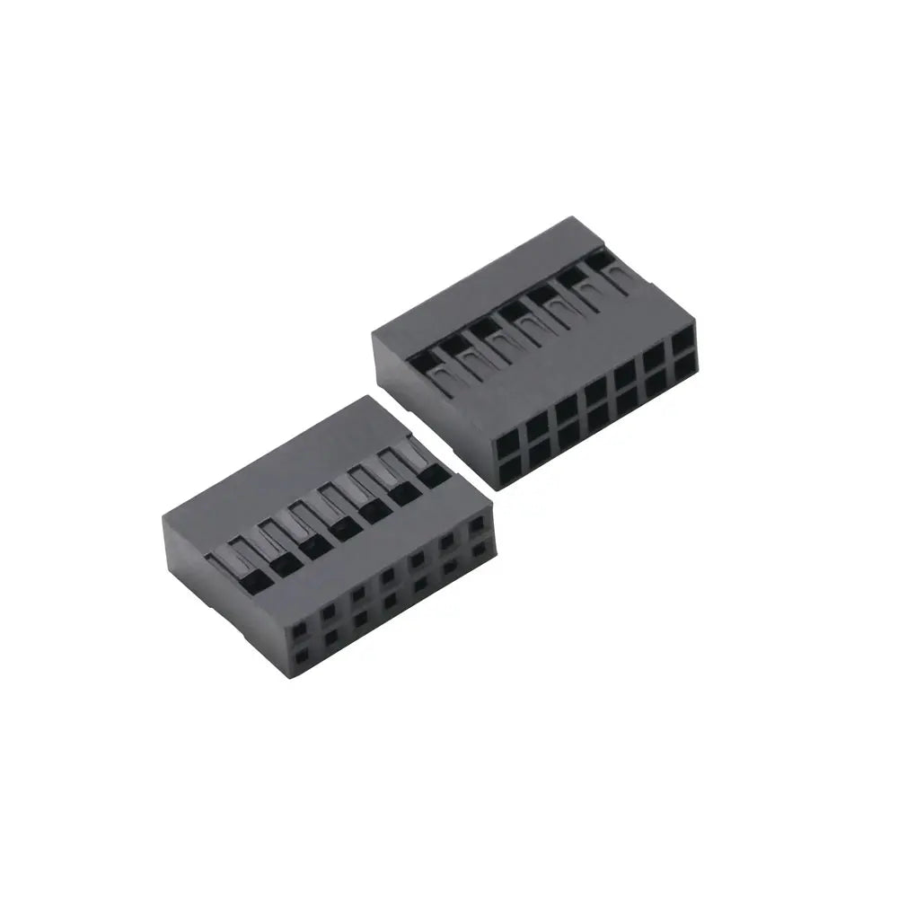 Dupont Plastic Shell Plug 2.54mm Single Double Row Dupont Connector 1/2/3/4/5/6/7/8/9/10P 2*2/3/4/5/6/8/10/20P Housing Terminals