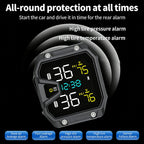 Yangood TMPS Motorcycle Tire Pressure Sensor Waterproof LCD Color Display Real-Time Safety Tire Pressure Monitoring System