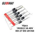 10pcs 1N5822 IN5822 3A 40V DO-27 DO-201AD Schottky Diode