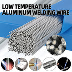 50pcs Universal Solder Wire 1.6/2.0/2.5mm Steel Aluminum Copper Iron Metal Low Temperature Welding Wire Fusible Without Powder