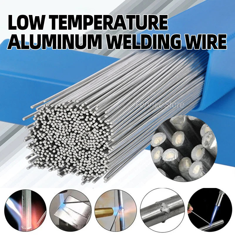 50pcs Universal Solder Wire 1.6/2.0/2.5mm Steel Aluminum Copper Iron Metal Low Temperature Welding Wire Fusible Without Powder