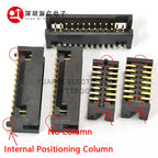 DC3 IDC Box Headers 1.27mm SMT JTAG Connector 2*5 10P/12/14/16/20/30/40/80/100 Pin For External Positioning Column Female Socket