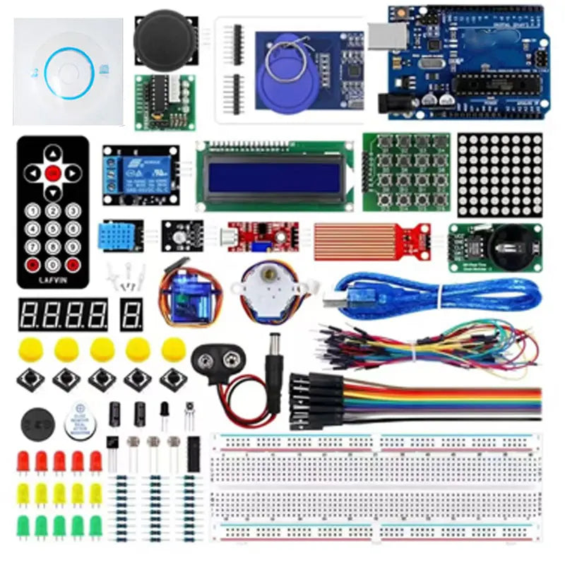 ArduinoR3 Project Most Complete Starter Kit with Tutorial Compatible with  IDE DIY Electronic  Motherboard Robot  Kit breadboard