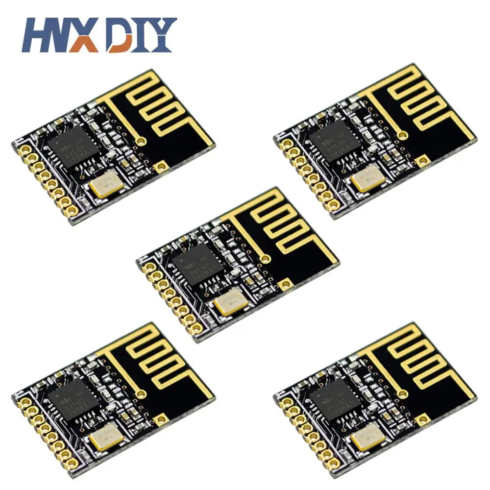 1-10pcs Mini NRF24L01+ 2.4GHz SMD RF Wireless Transceiver Module Mini Power Enhanced Version SMD Receiver Transceiver Board