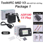ToolkitRC M6D V3 500W 15A DC Dual Channel Smart Charger Discharger For 1-6S  LiPo LiHV LiFe Lilon Battery FPV Drone
