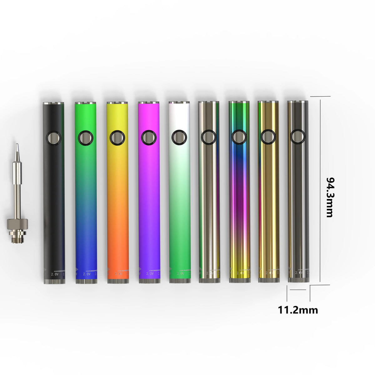 Miniature Welding Tools Preheat Portable Electric Soldering Iron 11.2mm Twist 510 Battery USB Charging Head