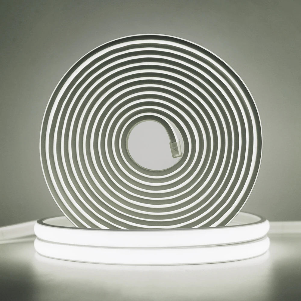 IP68 Waterproof Flexible Neon Rope Light USB COB LED Strip 5V ON OFF Switch 320 LEDs/m Natural Warm White 0.5m 1m 2m 3m 4mm 5m