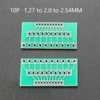 1piece 1.27mm 2.0mm 2.54mm Pitch Transfer Plate Converter Single Double Row Pin PCB Adapter Board