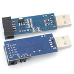 MGQH USBASP USBISP AVR Programmer USB ATMEGA8 ATMEGA128 ATtiny/CAN/PWM 10Pin Wire Module DIY + 10Pin To 6 Pin Adapter Board