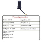 for UAV UM980/UM982 Compass IST8310 Module Type-C Connector Full Frequency High-precision Positioning RTK Centimeter Surveying