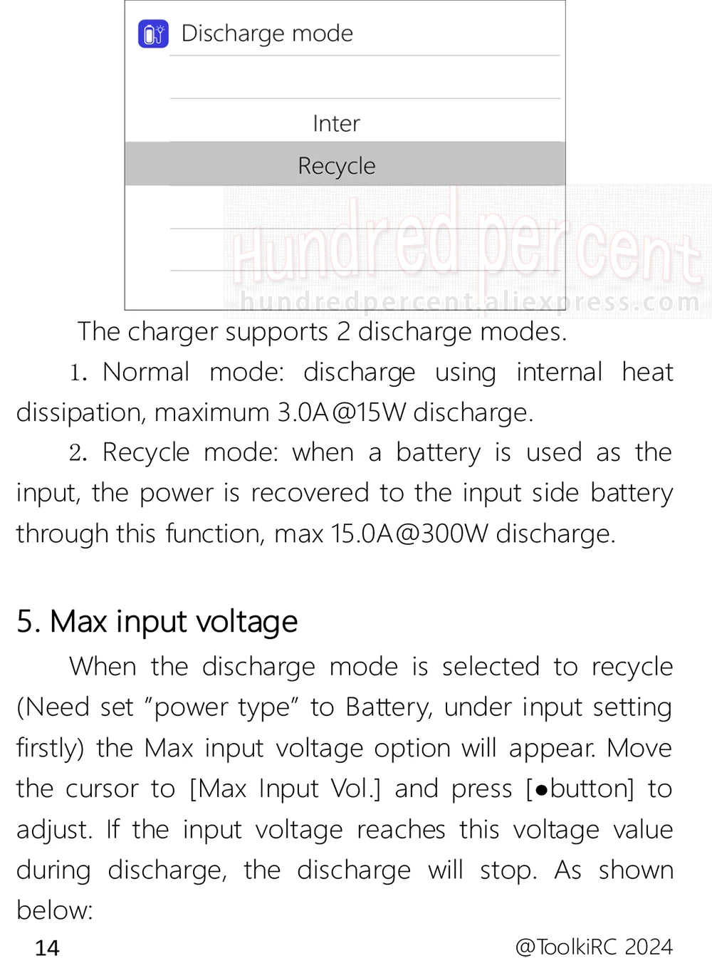ToolkitRC M6AC Smart Lipo Battery Charger Discharger AC 120W DC300W MAX30A for 1-6S Battery FPV Model Spare Part LiHV LIFE LILON