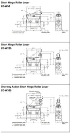 Authentic New Omron ZC-D55 Q55 W155 W255 W2155 High-Precision Enclosed Limit Switch