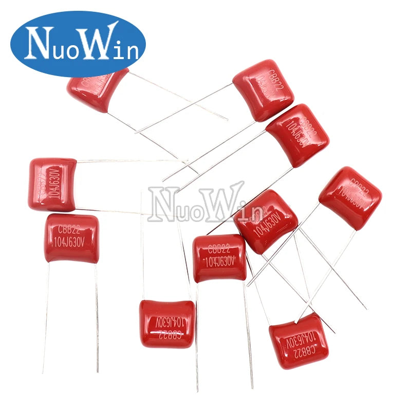 10PCS CBB Polypropylene film capacitor 63V 100V 250V 400V 450V 630V 2000V 103 104 105 155 224 225 334 474 475 0.1UF 0.47UF 1UF