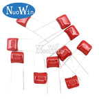 10PCS CBB Polypropylene film capacitor 63V 100V 250V 400V 450V 630V 2000V 103 104 105 155 224 225 334 474 475 0.1UF 0.47UF 1UF