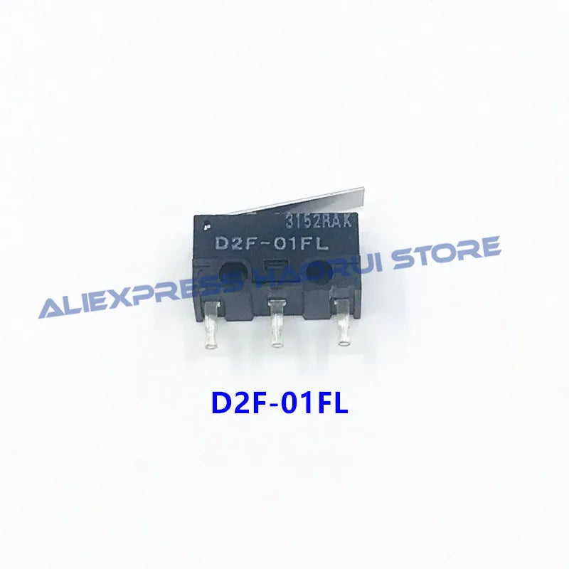 10Pcs Origina mouse micro switch D2FC-F-7N 20M OF D2FC-F-K(50M) D2F D2F-F D2F-L D2F-01 D2F-01FL D2F-01F-T D2F-F-3-7 Mouse Button