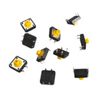 14PCS Tactile Push Button Switch Momentary 12*12*7.3MM Micro switch button + 14PCS Tact Cap(7 colors) for Arduino Switch