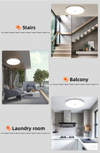 Led Motion Sensor Light 85-220V Ceiling Lamp For Home Corridor Stair Veranda Living Room Bedroom Rader Sensor Smart Night Light