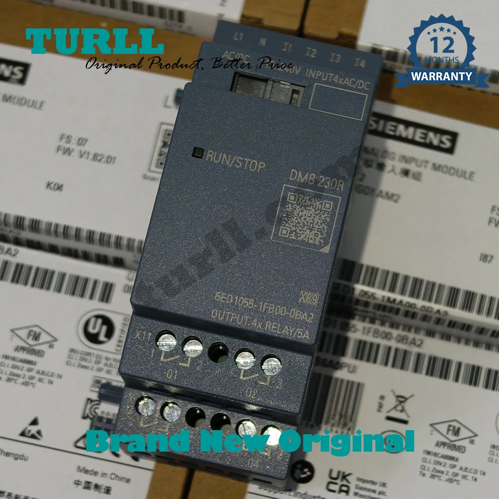 SIEMENS PLC logo, 6ED1052-1MD08/1CC08/1FB08/1HB08/0BA2, 6ED1055-1FB00/1MB00/1MA00/1MM00/1NB10/1FB10-0BA2, Original Brand New