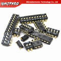 5PCS Toggle switch DIP SMD 1/2/3/4/5/6/8/10PIN ibuw slide switch socket 1 2 3 4 5 6 8 10 bits Pitch 2.54mm Black Snap Switch