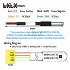 1PC SHT40 SHT30 SHT20 SHTC3 SHT45 SHT35 SHT31 Digital Temperature Humidity Sensor Stainless Steel I2C IIC Probe Module