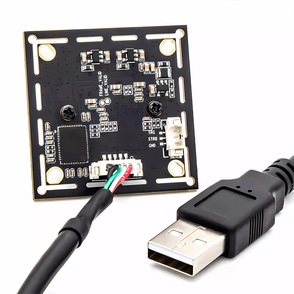 WGWK USB Camera Global Shutter 1080P 90FPS 720P 120FPS 3.6mm Without Blur M12 Lens AR0234 Board High Frame Rate Camera Module
