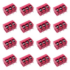 10/50PCS PCB Terminal Block Connector Pitch 5.0mm KF301 Straight Pin 2P 3P Screw PCB Terminal Blocks Connector Assortment Kit