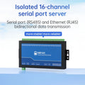 RS485 RS232 to Ethernet Serial Server 8 Way CDSENET NB183-V2 Series TCP UDP MQTT HTTP Modbus Gateway TCP- RTU POE