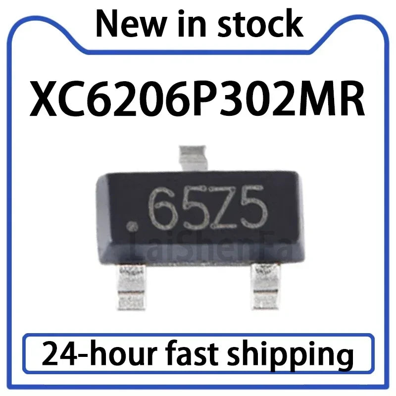 50PCS XC6206P302MR Package SOT-23 0.5A Low Dropout Linear Regulator LDO in Stock