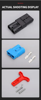 4Pcs/2Pairs 50A/120A  Plug Connector SB50/SB120 Battery Charging Plug  Connectors Plug High Current