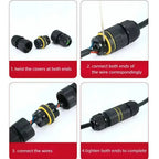 Heavy Duty Quick Connect Terminal Block T-type, IP68 Waterproof 2/3/4/5Pin for Secure & Fast Damp-Proof Wiring Connector