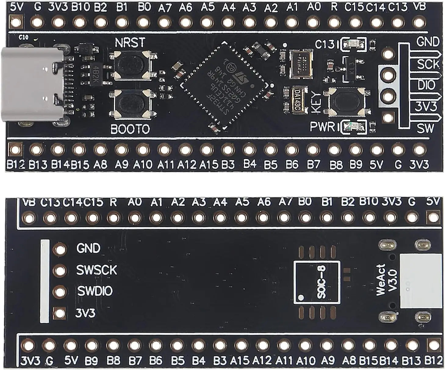 STM32F103C8T6 ARM STM32 Minimum System Development Board STM32F401 STM32F411 + ST-LINK V2 Download Programmer