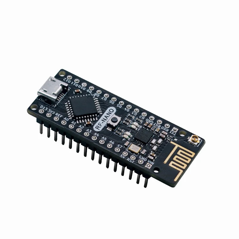 RF-Nano for Arduino Nano V3.0, Type C Nano Board ATmega328P CH340 Integrate NRF24L01+2.4G Wireless Compatible With RF24 Library